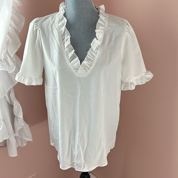 SHEIN Tops - SHEIN Ruffle Shirt